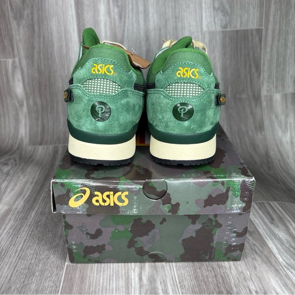 ASICS Men\'s Green and Yellow Sneakers main image 4